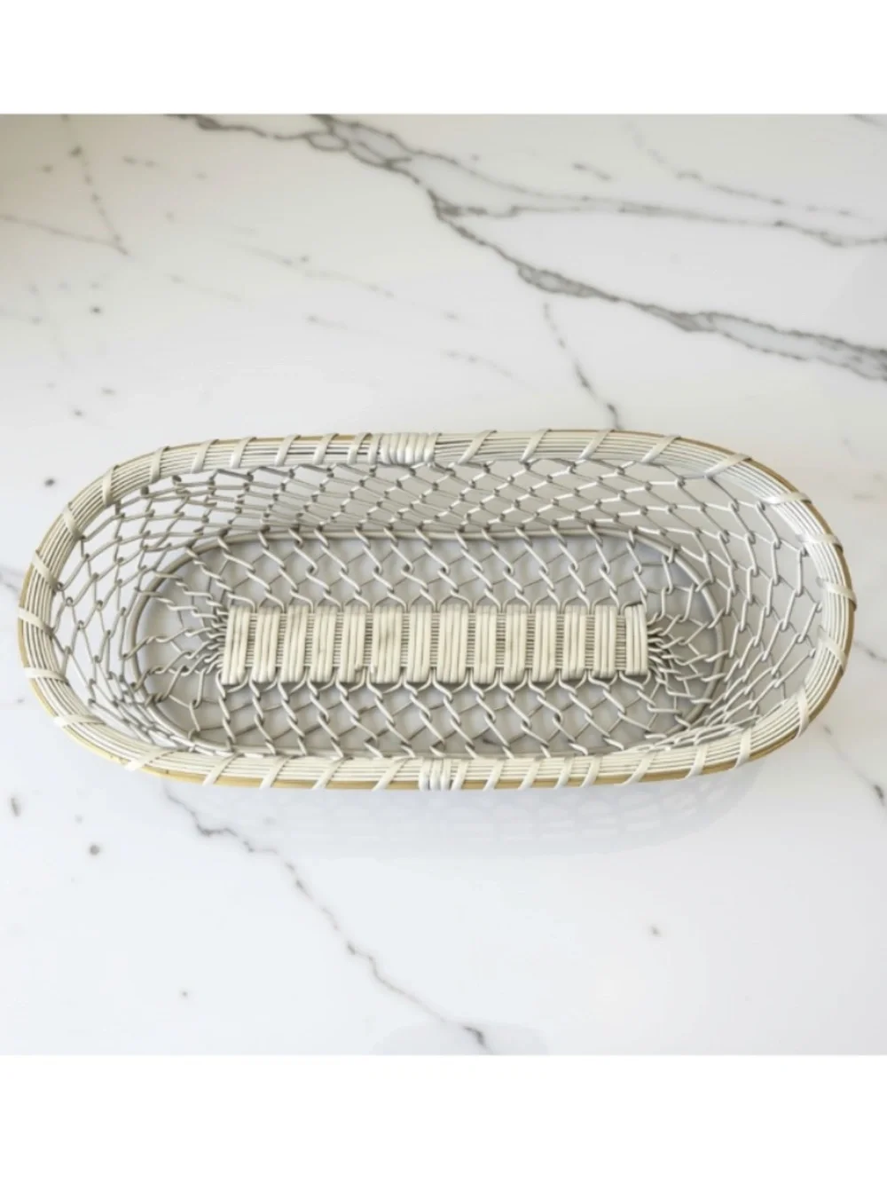 Woven Aluminum Bread Basket